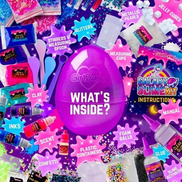 Surprise Galaxy Slime Kit for Girls - Picture 3 of 10